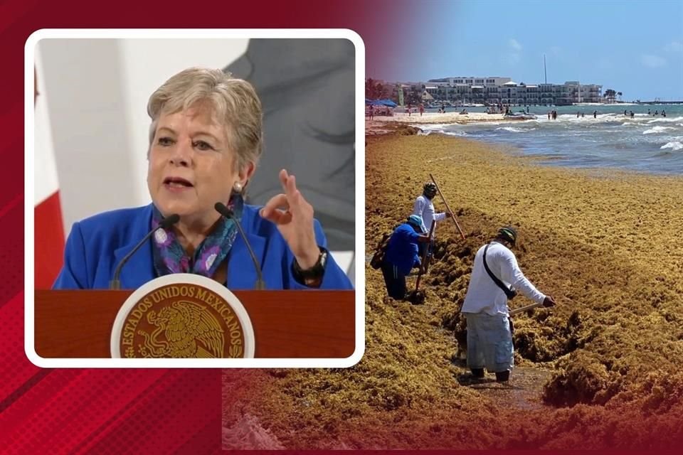 Titular de Semarnat reconoció que este 2025 será un año difícil para el sargazo; contemplan construir planta de tratamiento en QR.