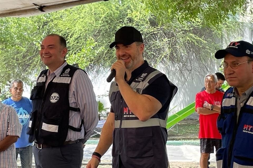 El Alcalde de Monterrey, Adrián de la Garza.