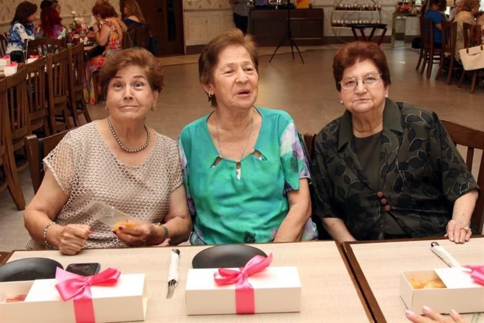 Amabelly Garza García, Evelia Garza y Velia Leal Rodríguez