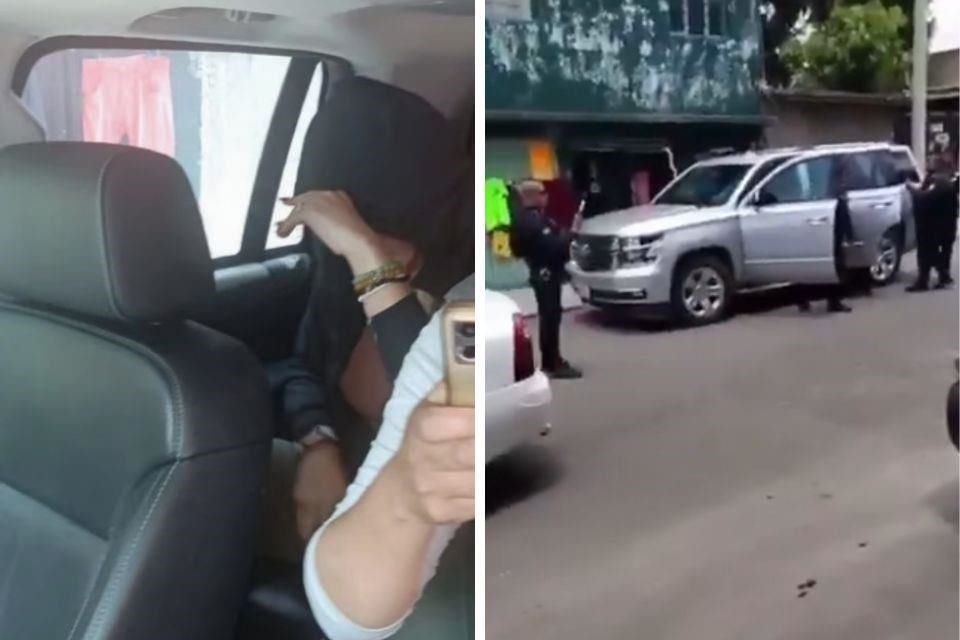 La funcionaria viajaba a bordo de una camioneta con placas sobrepuestas que ya no eran vigentes.