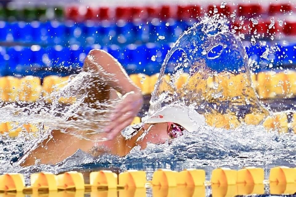 Daniel Saborio dominó las pruebas de fondo del estilo libre.