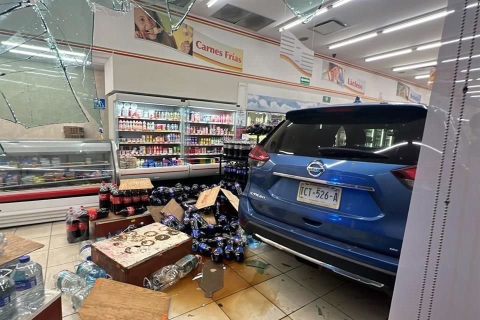 El accidente fue reportado a las 23:07 horas.