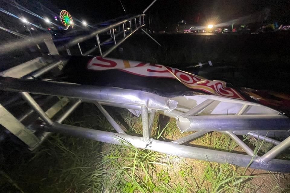 El incidente se registró en el evento denominado 'Expo Xtrem' que se realiza en el Parque Cielo Mágico.