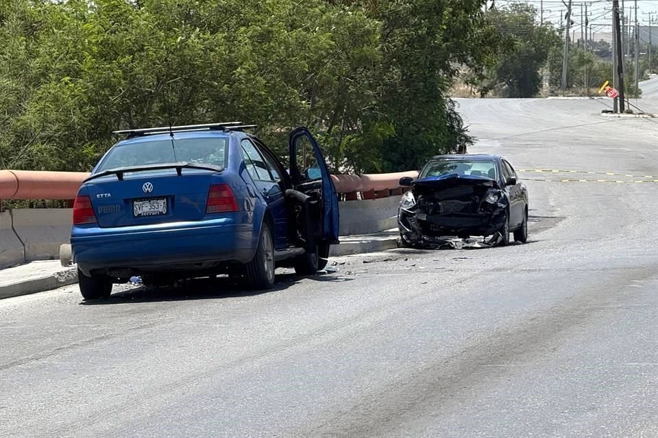 El accidente fue reportado a las 13:00 horas en Antiguo Camino a García y Las Torres.