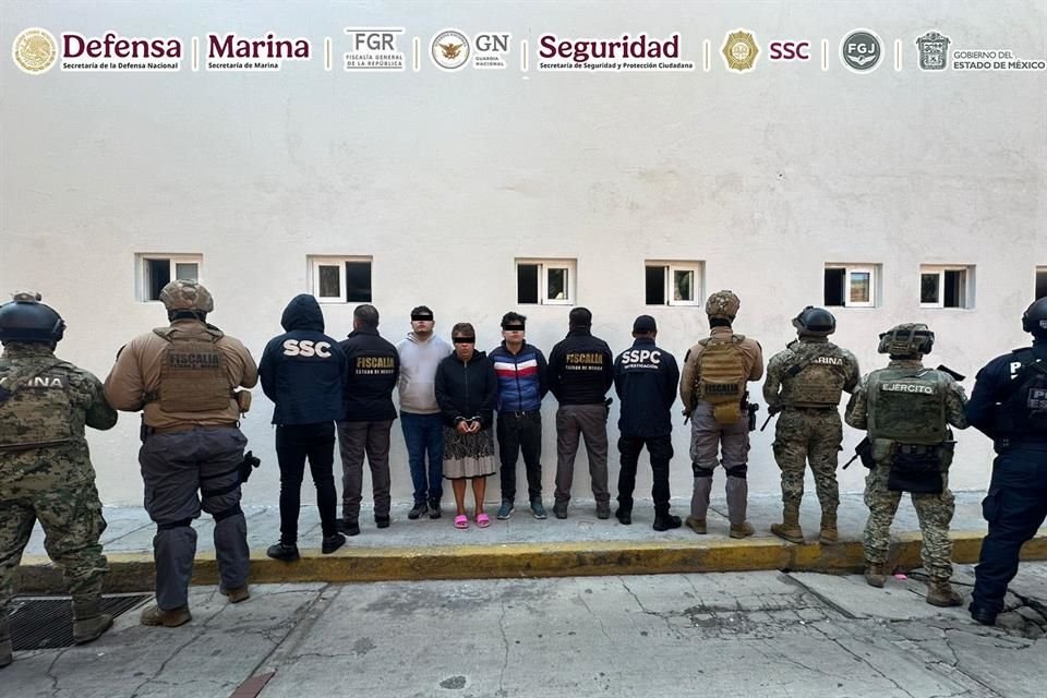 Los detenidos serían parte de una célula delictiva dedicada al secuestro de migrantes.