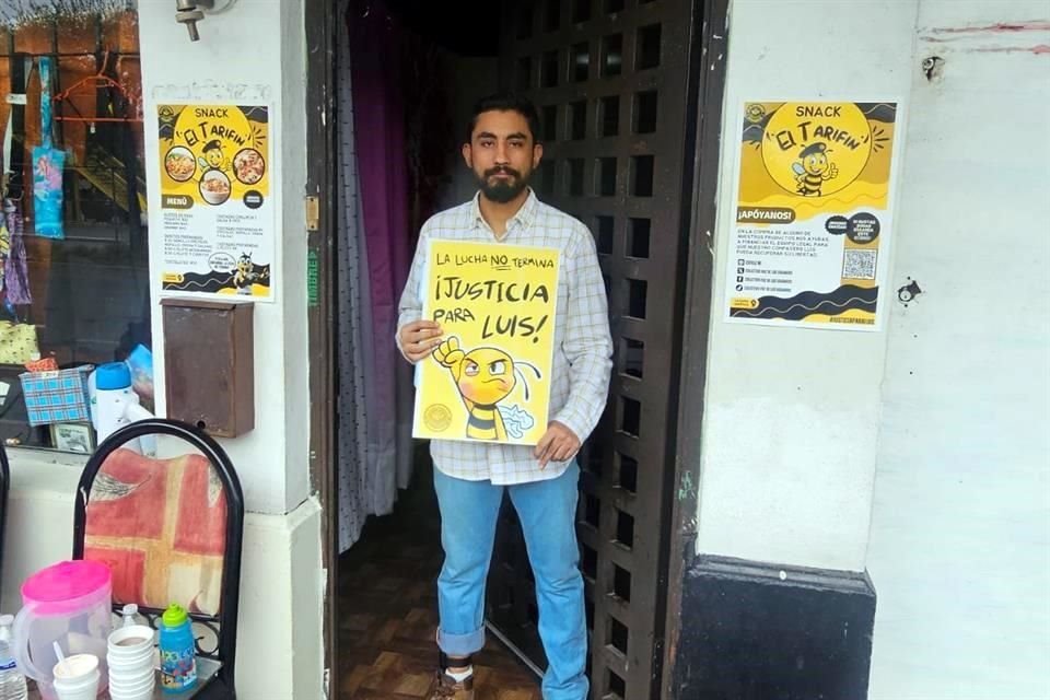 Luis Castillo fue detenido el 19 de abril durante una protesta en el Palacio de Gobierno y se le dio arraigo domiciliario.