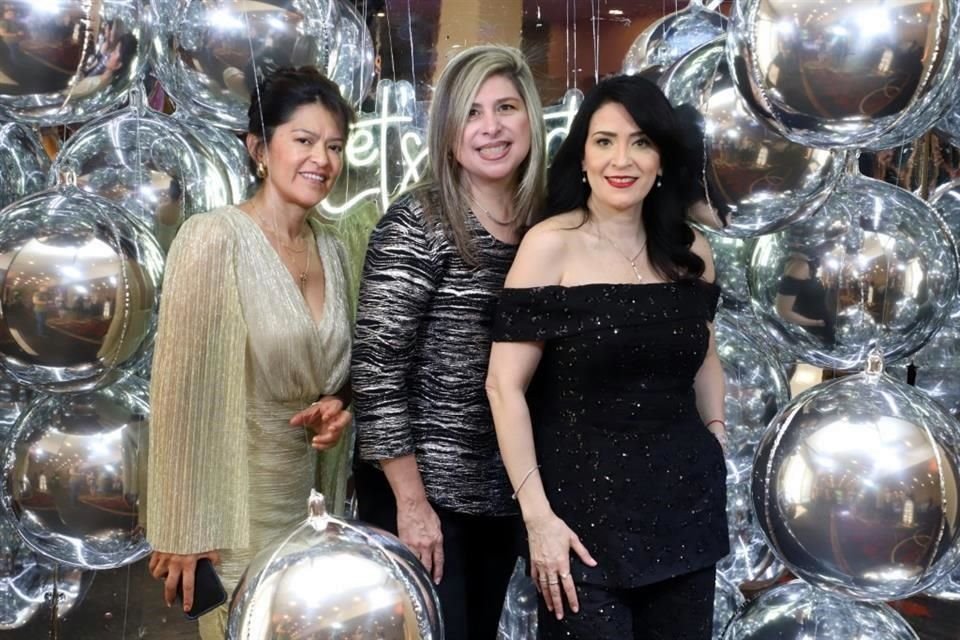 Estela Arroyo, Alejandra Díaz y Claudia Garza