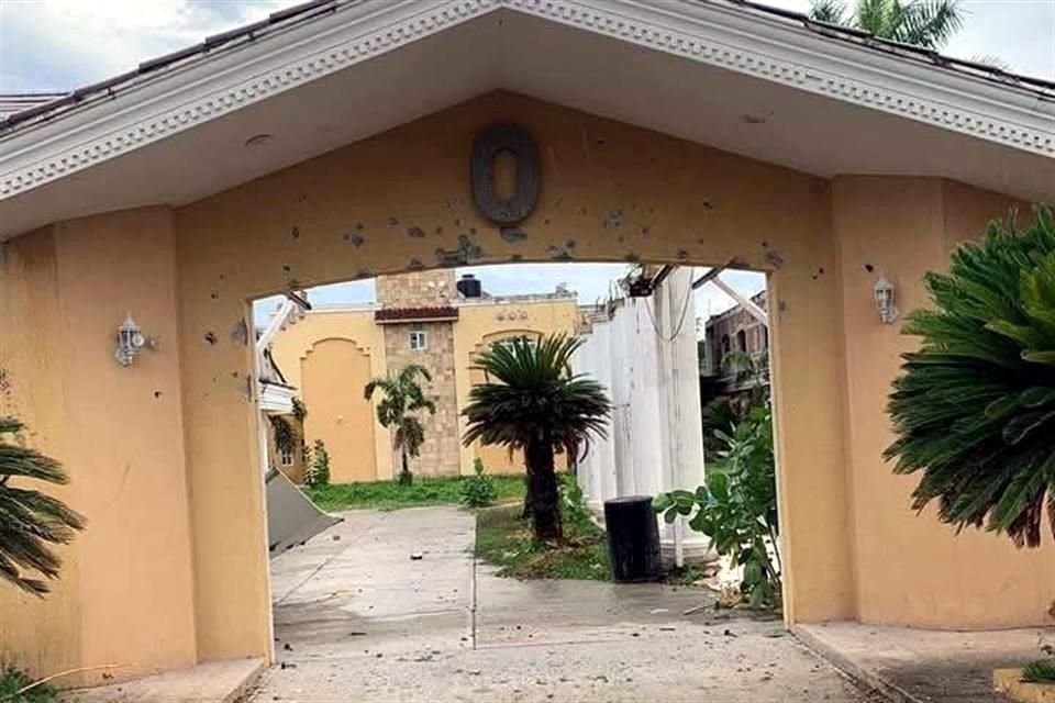 El panorama en La Ruana: casas baleadas y miedo entre la población.