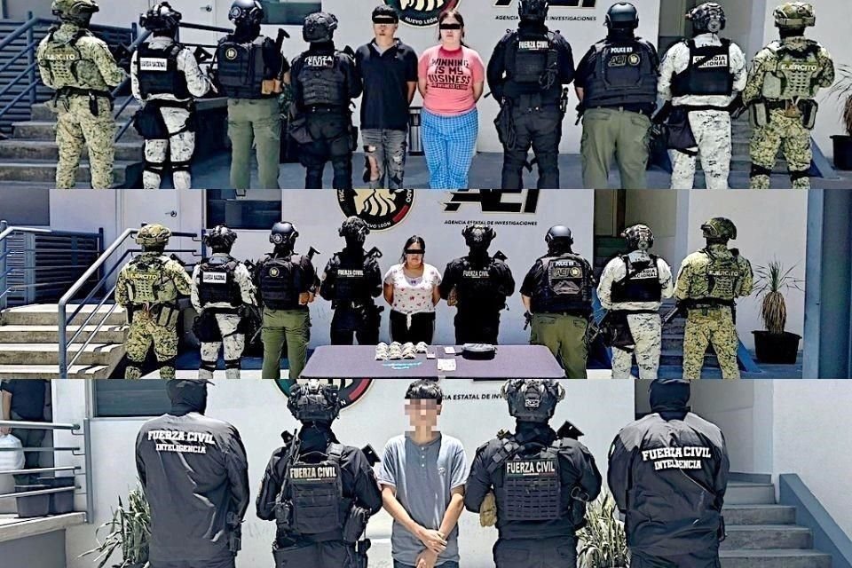 Los detenidos quedaron a disposición del Ministerio Público.