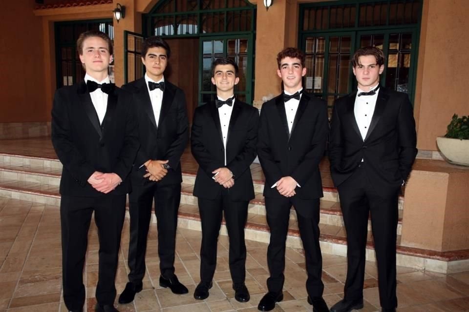 Ferrán García, Ale Sada, Carlos de la Garza, Mateo Dohener y Enrico Giberti