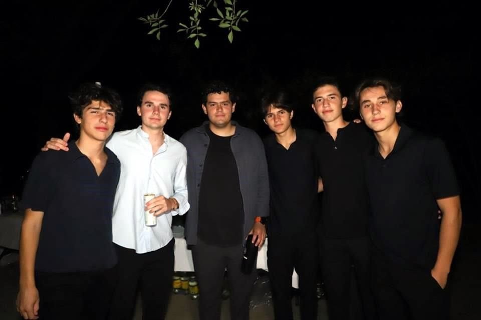 Alejandro Gil, Marcelo Fernández, Arturo Torres, David Lankenau, Patricio Salinas y Cesario Vega