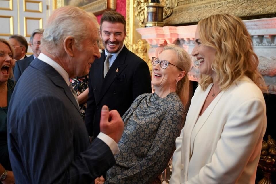 Meryl Streep, Kate Winslet y David Beckham acompañaron a Carlos III para liderar la gala de premios de la Fundación del Rey, en Londres.