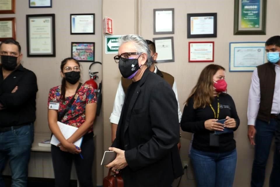Gerardo Octavio Solis, Fiscal de Jalisco, ofreció una conferencia de prensa sobre el hallazgo de la menor sustraida del hospital de Zoquipan.