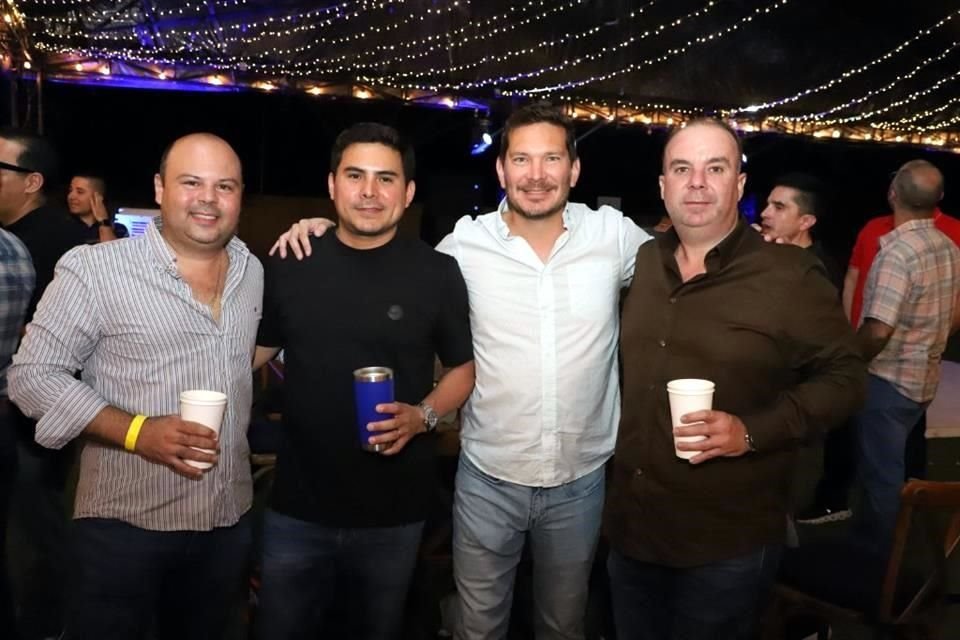 Cheno Ortiz, Ramón Fon, Arturo Montemayor y César Treviño