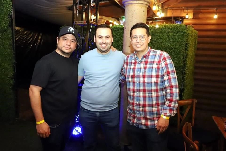 Ricardo Barbosa, Ariel Peña y Marco Quintana