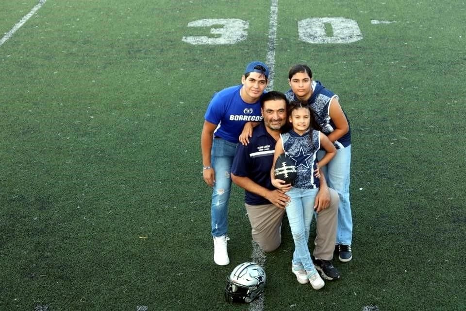 César Loredo Guevara, Ximena Loredo Arellano, César Loredo Arellano y Abby Loredo Arellano