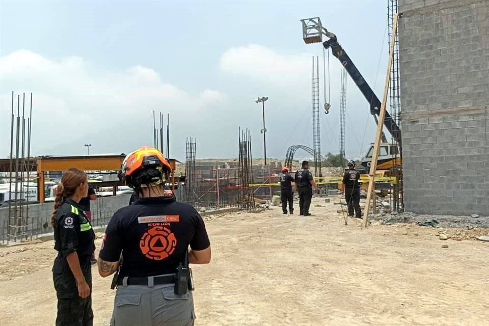Los hechos fueron reportados poco antes de las 12:00 horas, en el kilómetro 6 de la Antigua Carretera a García.
