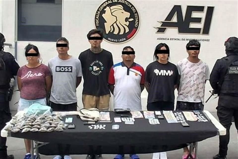 Kevin y Jean Carlo, ambos de 19 años; Óscar, de 45; Martha, de 40; José, de 39, y Reyna, de 35.