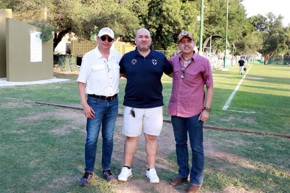 Ramiro Garza, Carlos Guerrero y Alberto de León