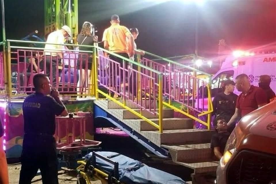 A las 21:13 horas se reportó el incidente en los terrenos ubicados en Avenida Buena Vista y Sendero Divisorio, en la Colonia Buena Vista, donde está la tienda Merco.