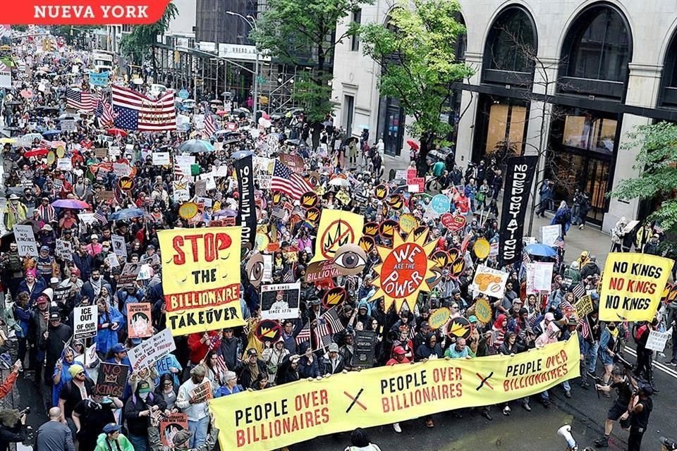 Las manifestaciones se realizaron en pequeños pueblos y en grandes ciudades, como Nueva York, Filadelfia, Chicago, Houston, Atlanta y Los Ángeles.