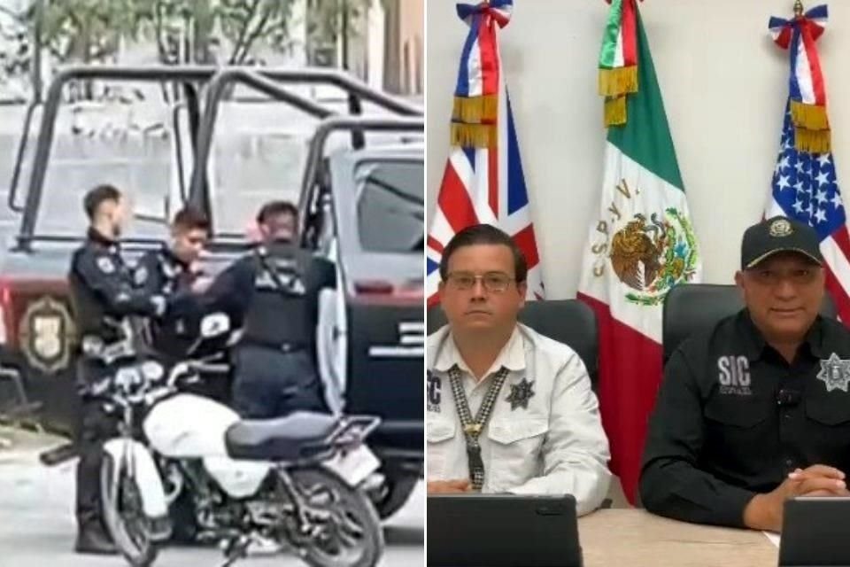 Los uniformados señalados y que aparecen en el video fueron identificados como Francisco, Heriberto y José.
