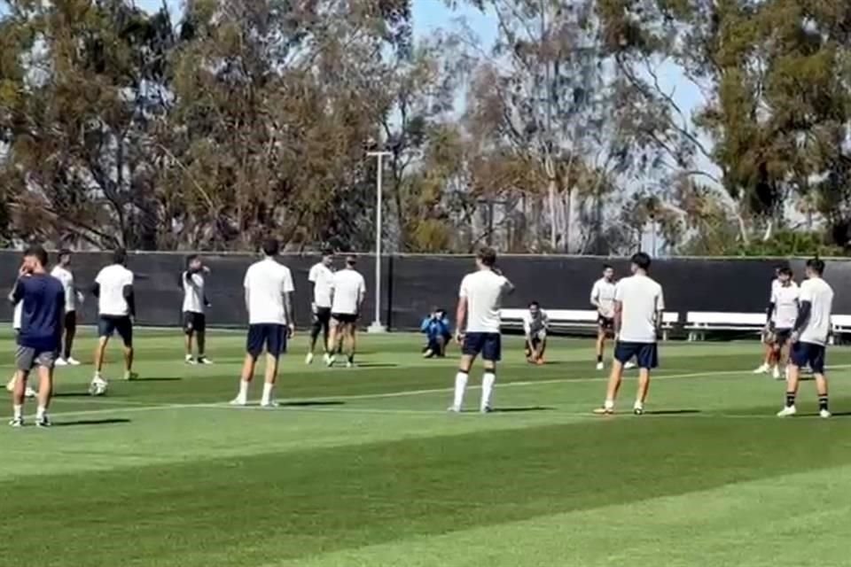 Monterrey sostuvo este lunes su última práctica antes del duelo contra Inter de Milán.
