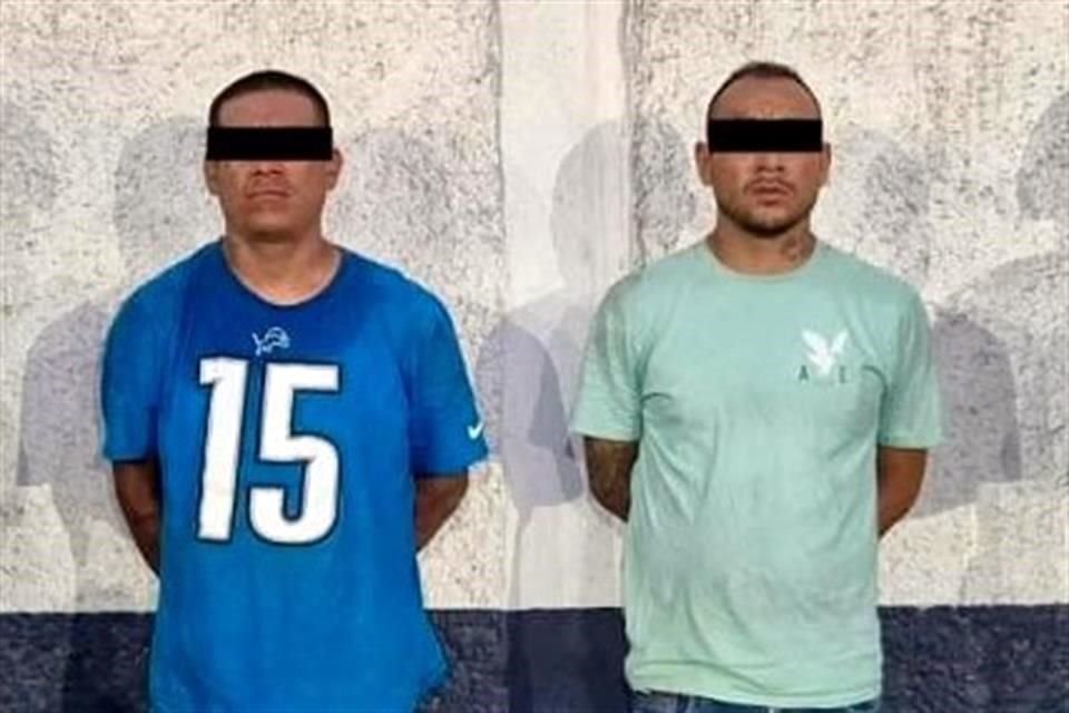 Los detenidos fueron identificados como Saúl, de 37 años y Azael, de 35.