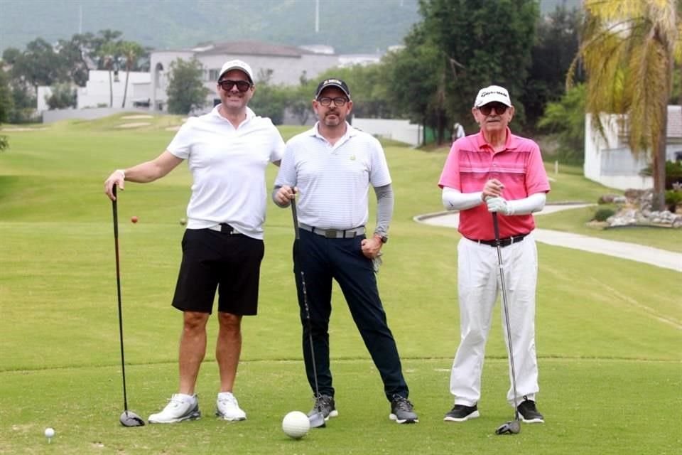 Roberto de la Cruz, Fernando Díaz y Ernesto Vega