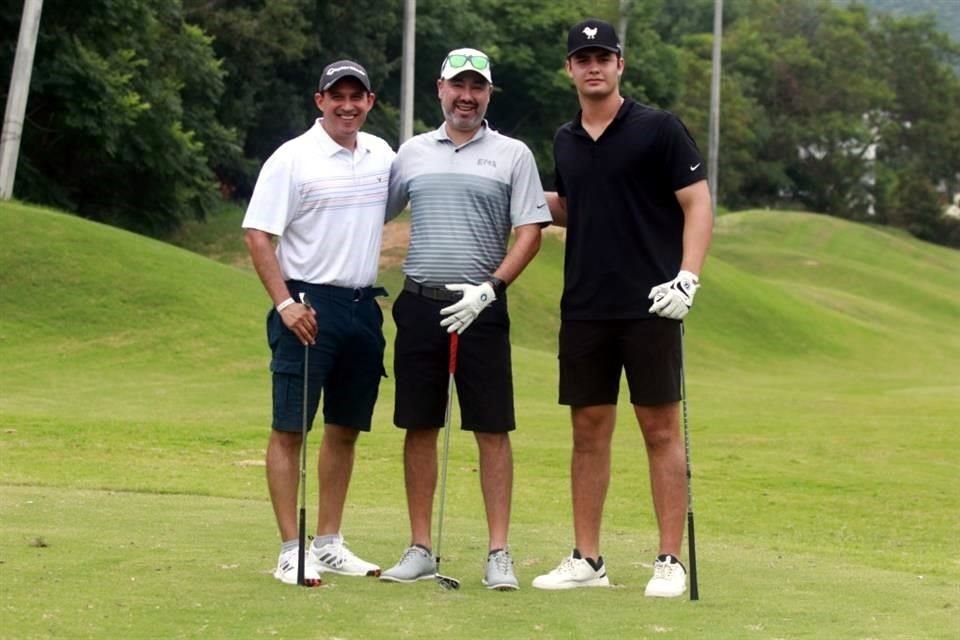Carlos Ramos, Alberto Toledo y Diego Candanosa