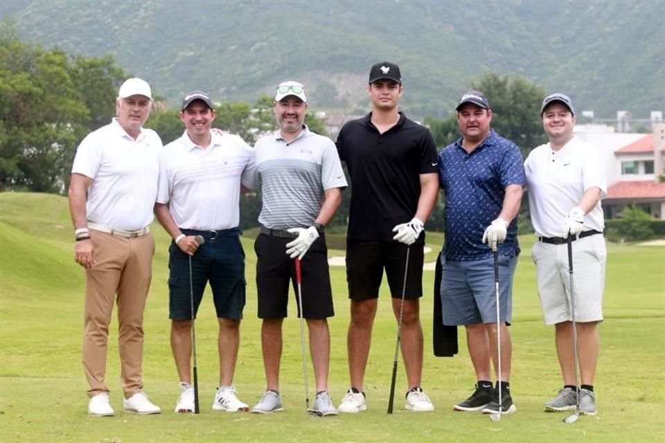 Sergio Béjar, Carlos Ramos, Alberto Toledo, Diego Candanosa, Gilberto Martínez y Salvador Salazar