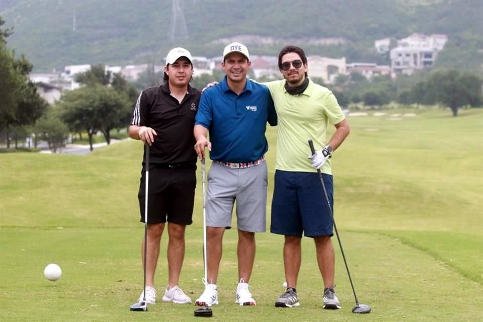 Daniel Acosta, Jorge Doria y Sebastián Solís