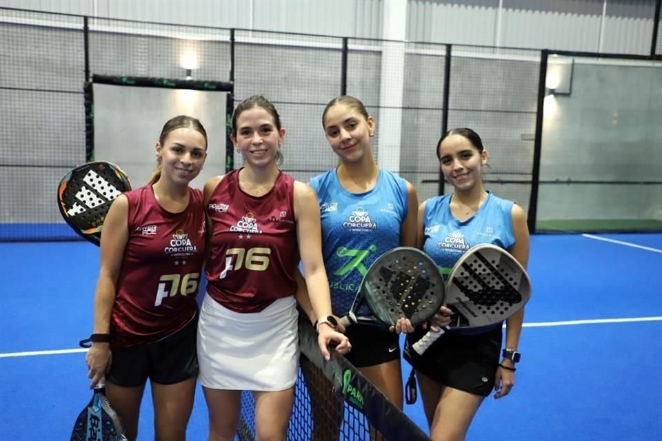 Mayté Talancón, Paulina Ortiz, Paulina Gándara y Ximena Carrillo