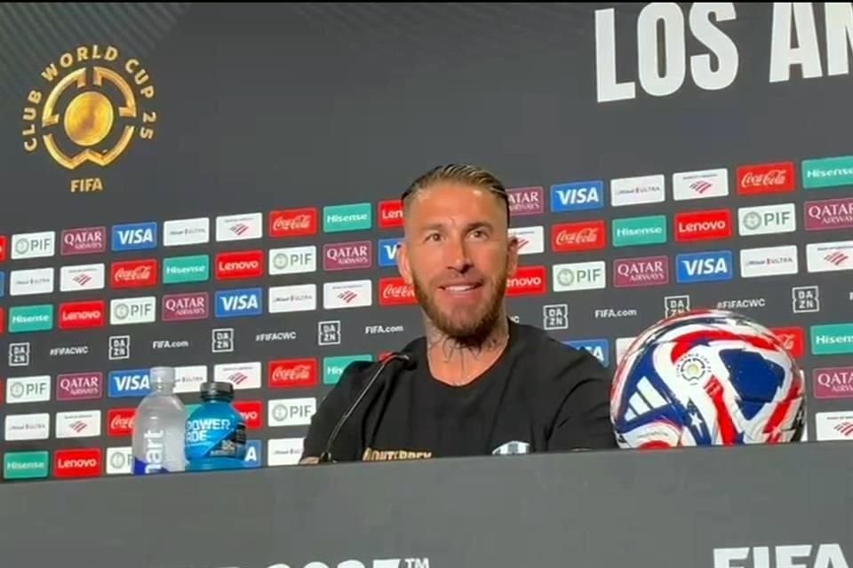 Sergio Ramos está listo para enfrentar este martes al Inter de Milán en el Mundial de Clubes.