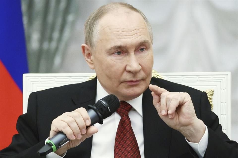 El Presidente de Rusia, Vladimir Putin, durante un evento en el Kremlin, el 12 de junio del 2025.