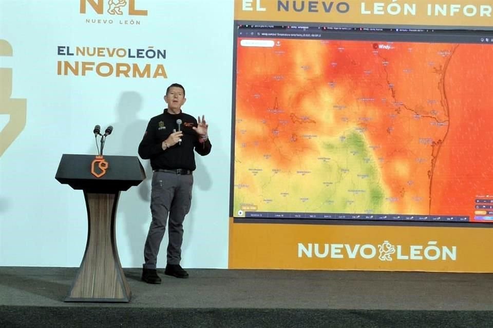 Esta mañana, durante el Nuevo León Informa, Erik Cavazos dijo que la presencia de lluvias en el Estado es derivado de una vaguada y un canal de baja presión.