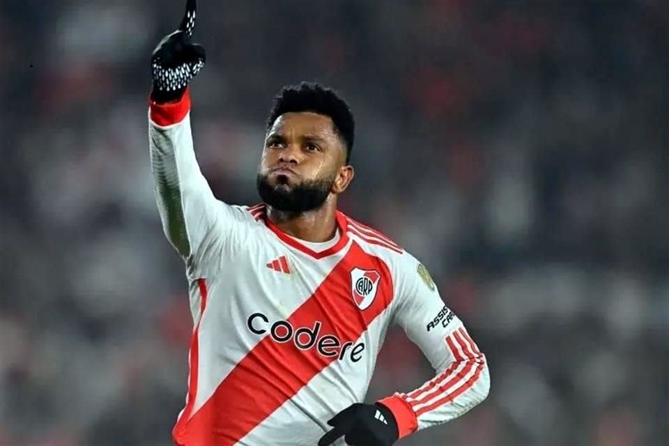 Miguel Ángel Borja está jugando el Mundial de Clubes con el River Plate.