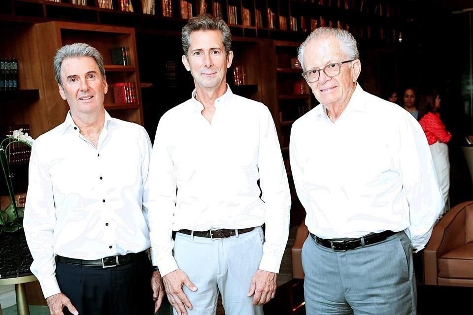 Ernesto Milmo, Eduardo Vázquez y Andrés Ochoa