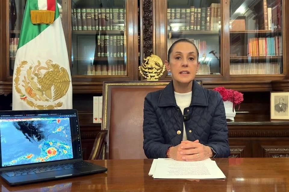 La Presidenta Sheinbaum anunció que todas las actividades entre Oaxaca y Guerrero fueron suspendidas.