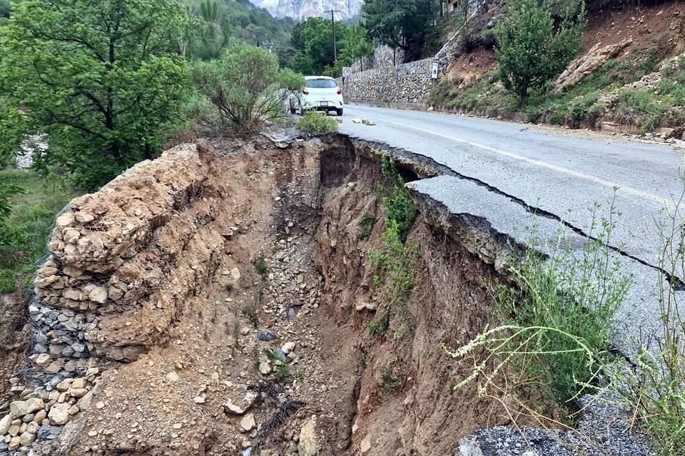  Los daños han crecido, con desgajamientos en varias de las comunidades. 