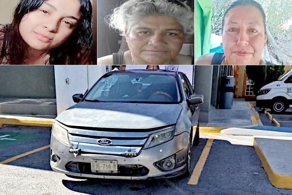 El vehículo de las mujeres fue hallado en una gasolinera, en el kilómetro 64 de la Carretera a Reynosa.
