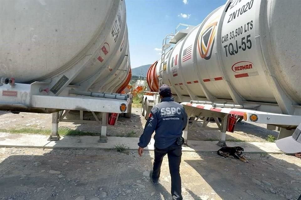 Aunque la SSPC federal decomisó 1.2 millones de combustible en Allende, no reportó alguna detención.