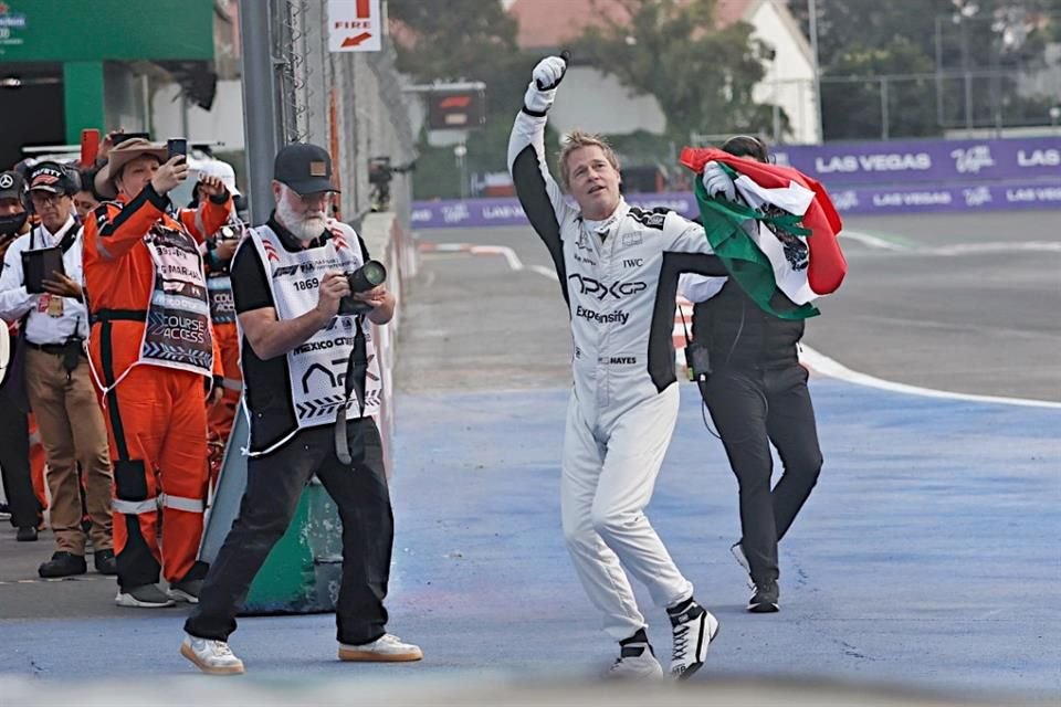 El actor filmó escenas de la película en el Gran Premio de la CDMX.