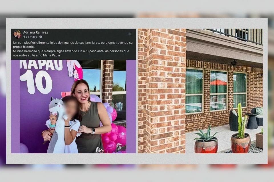 El 4 de mayo, la esposa de Diego Sinhue, Adriana Ramírez, compartió fotos en redes sociales donde se aprecian detalles de la vivienda como el acabado y los marcos de las ventanas.