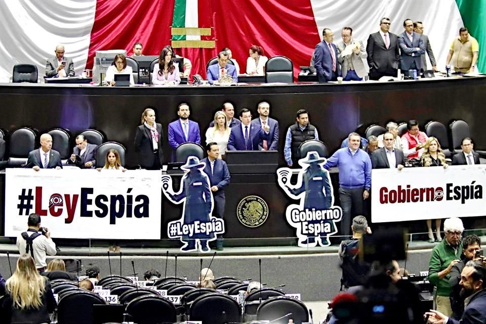 Mayoría en San Lázaro aprobó que SSPC pueda acceder a cualquier registro público o privado; Oposición acusó 'vigilancia indiscriminada'.