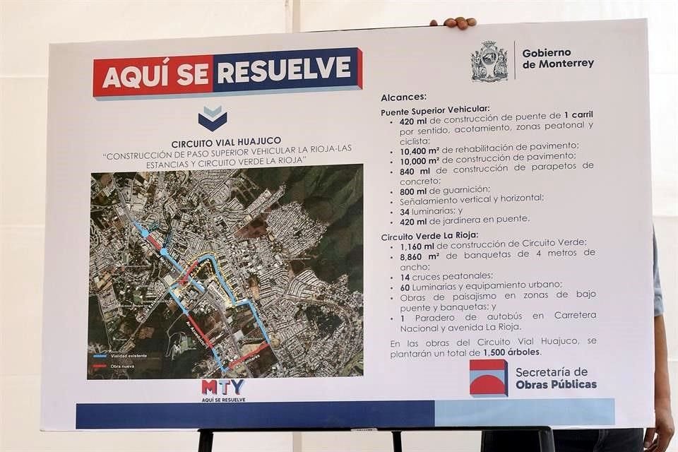 El proyecto busca crear un circuito interno para familias que viven en la zona.