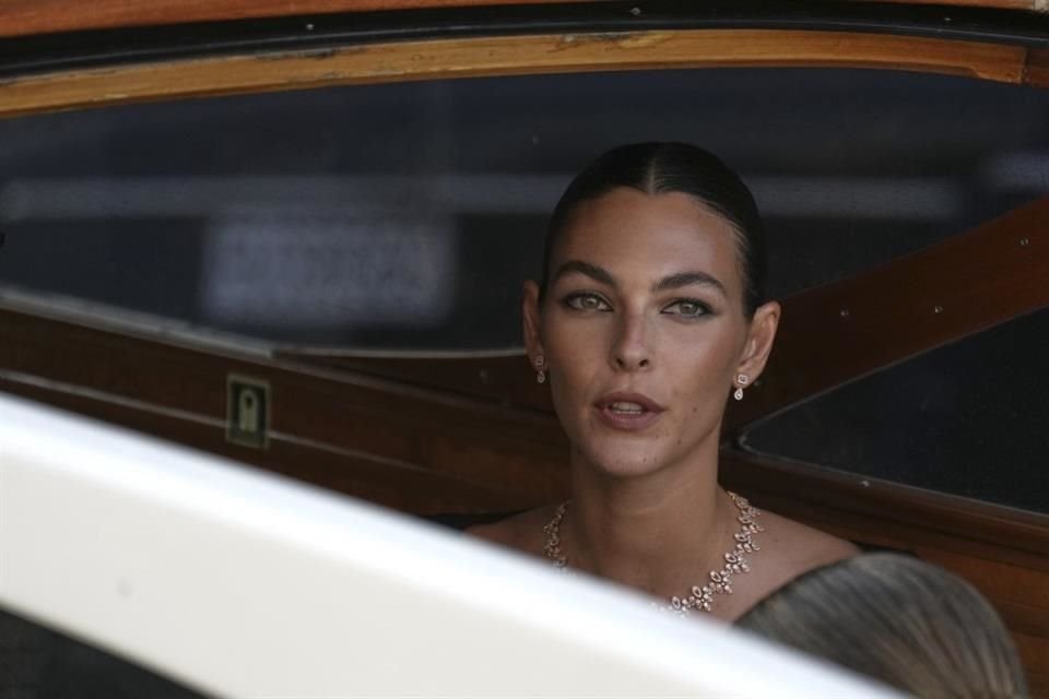 Vittoria Ceretti no faltó a la boda de este sábado.