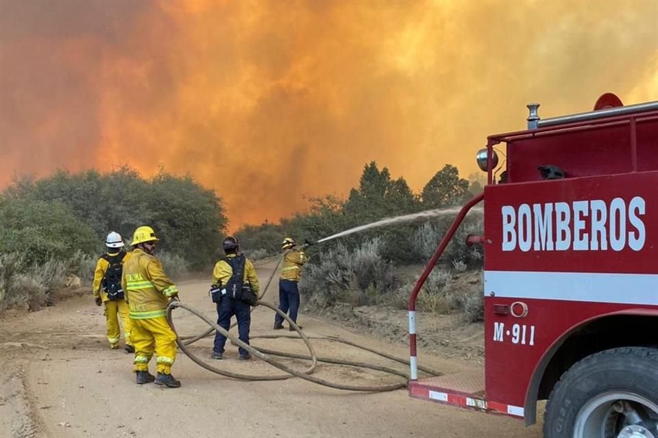 Por varios días, Bomberos de Tecate han combatido incendios en la zona rural del Municipio. En el Complejo Tecate 2 presenta un 50 por ciento de control y un 30 por ciento de liquidación.