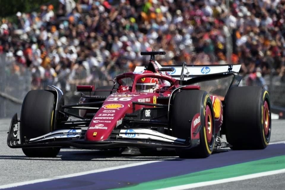 Charles Leclerc hizo una buena carrera y terminó tercero en Austria.