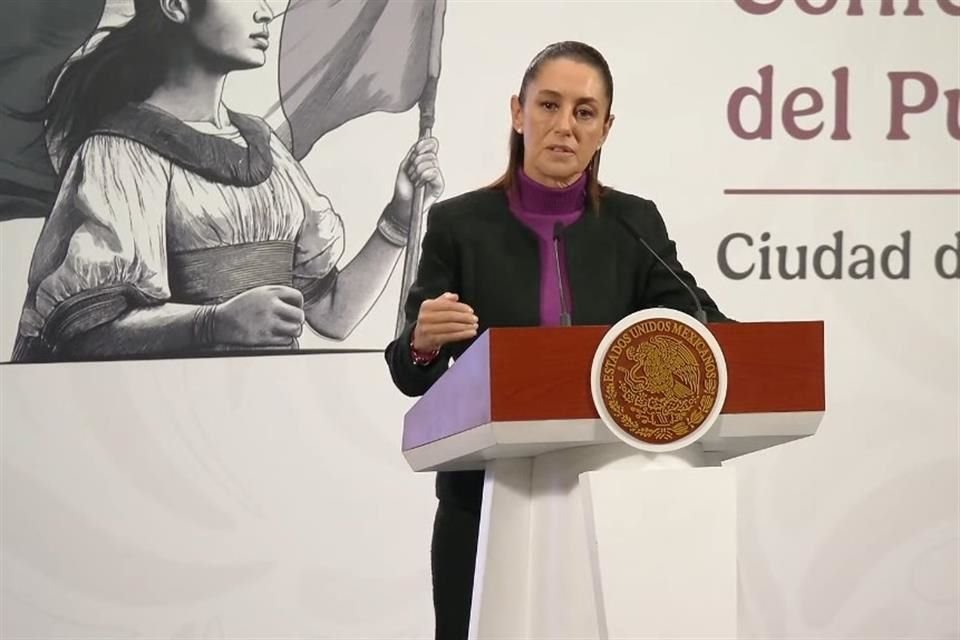 Claudia Sheinbaum, Presidenta de México. 